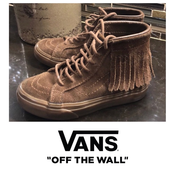 tan vans kids